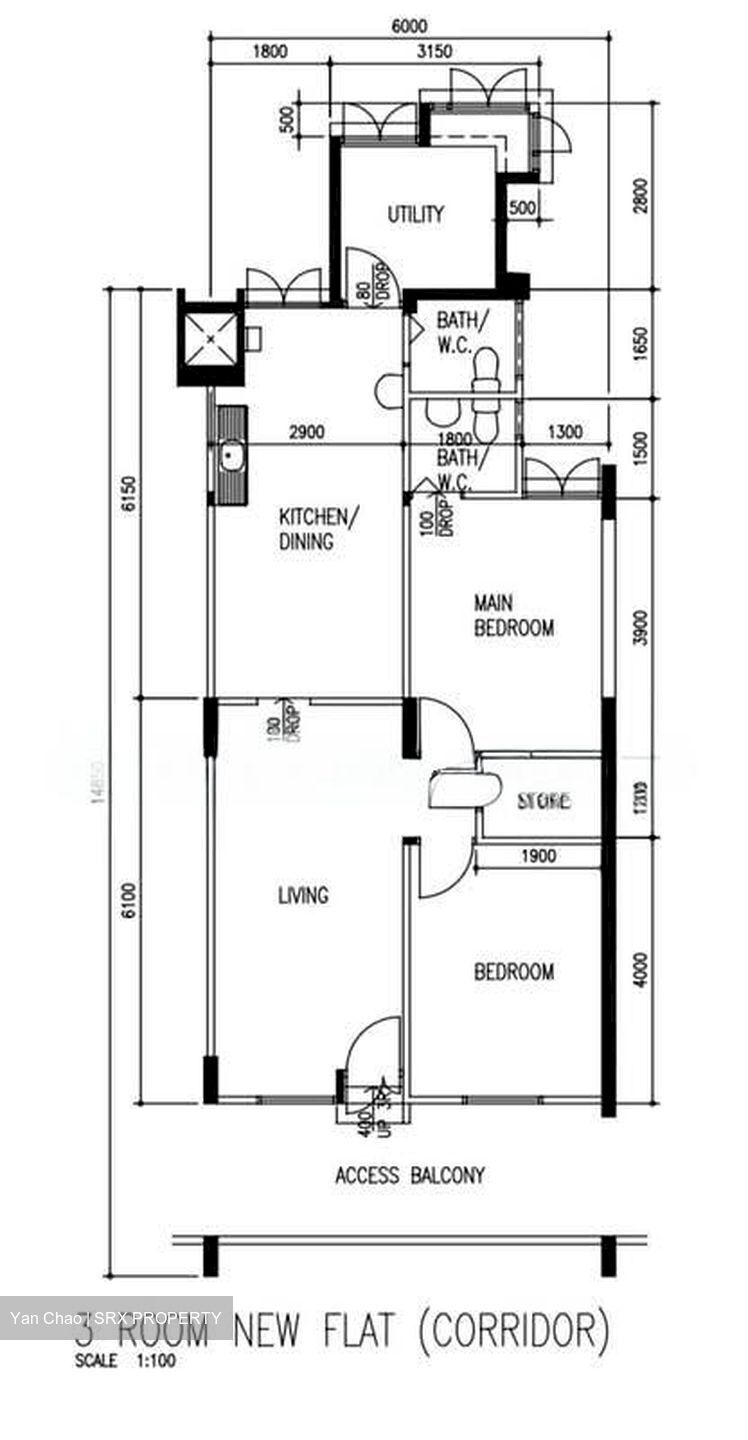 Blk 646 Ang Mo Kio 61 (Ang Mo Kio), HDB 3 Rooms #583745801